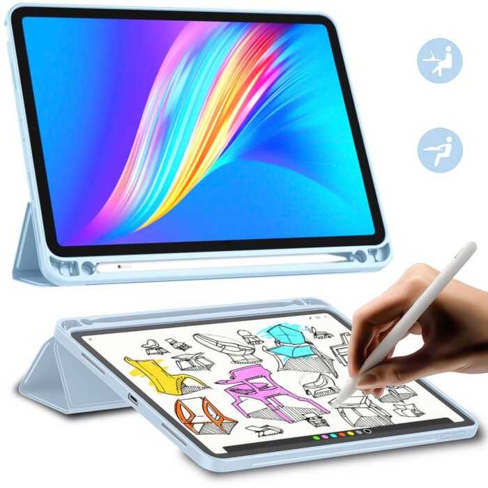 eng_pl_Alogy-Book-Cover-Pencil-Case-Protective-Case-with-Pen-Holder-for-Apple-iPad-Air-4-2020-Air-5-2022-10-9-Blue-66546_1 zavírací pouzdro Alogy Book pro Apple iPad Air 4 2020 / Air 5 2022 10.9" Blue - Obrázek 2