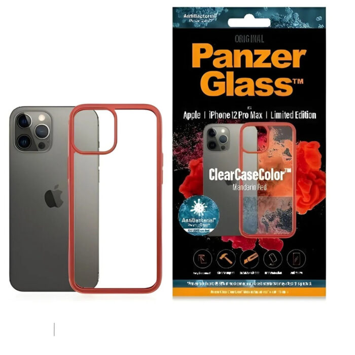 762419934 ClearcaseColor pouzdro pro Apple iPhone 12 Pro Max -mandarin red - Obrázek 1