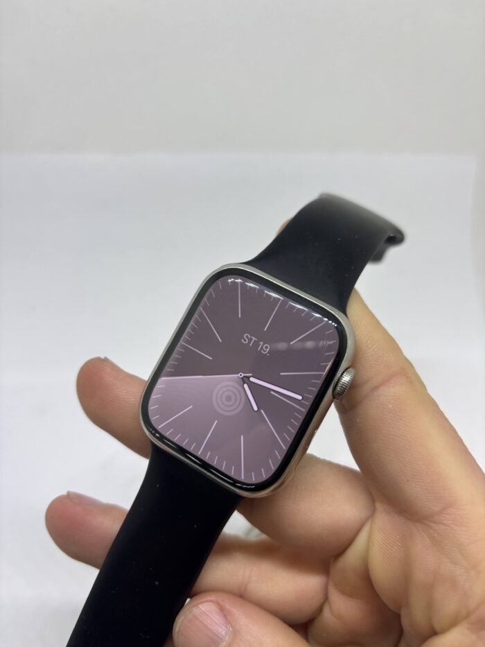 Apple Watch Series 7 Cellular 45mm Stainless Steel - Obrázek 2