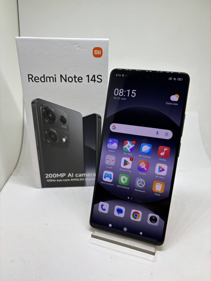 Xiaomi Redmi Note 14S 8GB/256GB Midnight Black - Obrázek 2