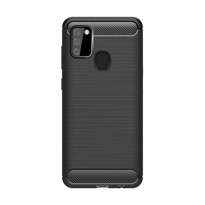 A21s Silikonové pouzdro pro Samsung galaxy A21s carbon - Obrázek 1