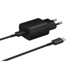 Samsung síťová nabíječka + kabel USB-C 25W (EP-TA800EWE ) - černá