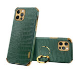 Crocodile Leather Kryt pro iPhone 11 Red - Obrázek 2
