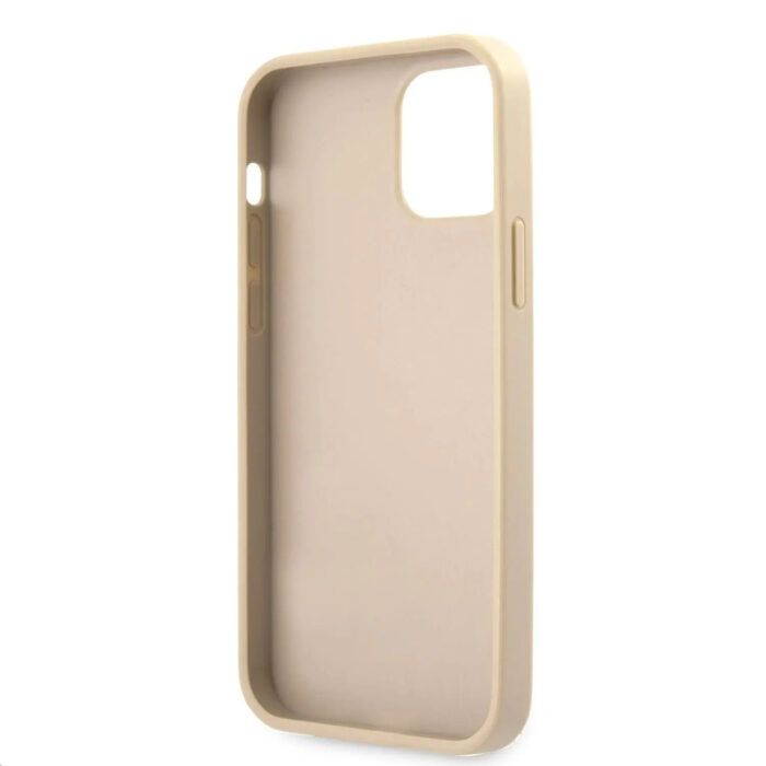 3.jpg.add GUESS PU Saffiano Vintage Script Zadní Kryt pro Apple iPhone 12 Pro Max zlaté - Obrázek 2