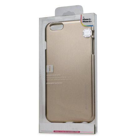 6s pouzdro Jelly Case Mercury pro Apple iPhone 6/6S Plus- zlaté - Obrázek 1