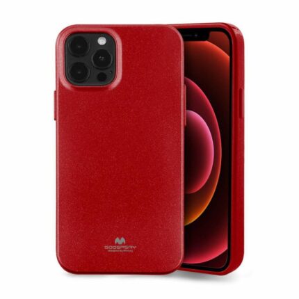 pouzdro Jelly Case Mercury pro Apple iPhone 12 Pro max - červené