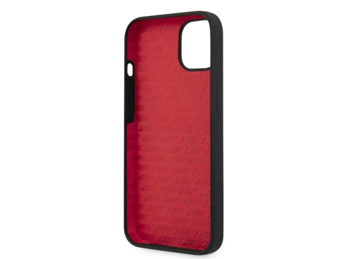 AMG Liquid Silicone Zadní Kryt pro iPhone 13 Black/Red - Obrázek 3