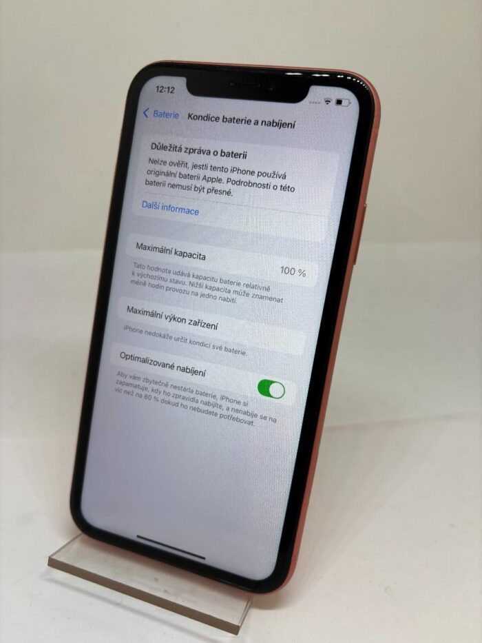 Apple iPhone XR 128GB Coral A- - Obrázek 7