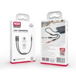 Adaptér XO-R197, Jack 3,5 mm na 2x Jack 3,5 mm (female - mikrofon, sluchátka), délka 23cm - Obrázek 2